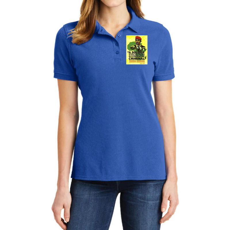 A Soldier Without Any Political Or Ideological Training Is A Potential Ladies Polo Shirt by jhotykezongw | Artistshot