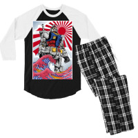 Dam Poster Retro Men's 3/4 Sleeve Pajama Set | Artistshot