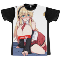 Hentaii Hypnotized Maki Poster Graphic T-shirt | Artistshot