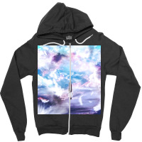 Falling Poster 70s Zipper Hoodie | Artistshot