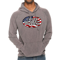 I Voted For Devin Townsend Funny United States Election Design For Str Vintage Hoodie | Artistshot