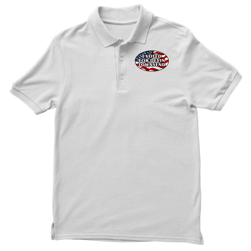 I Voted For Devin Townsend Funny United States Election Design For Str Men's Polo Shirt | Artistshot