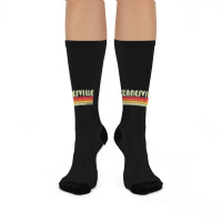 Zanesville Oh Ohio City Home Roots Retro 70s 80s Crew Socks | Artistshot