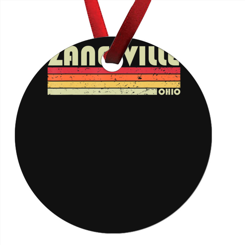 Zanesville Oh Ohio City Home Roots Retro 70s 80s Ornament | Artistshot