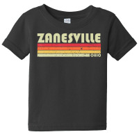 Zanesville Oh Ohio City Home Roots Retro 70s 80s Baby Tee | Artistshot