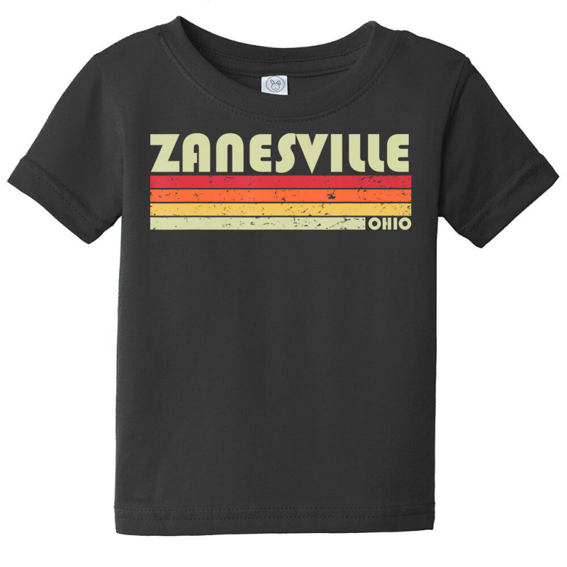 Zanesville Oh Ohio City Home Roots Retro 70s 80s Baby Tee | Artistshot