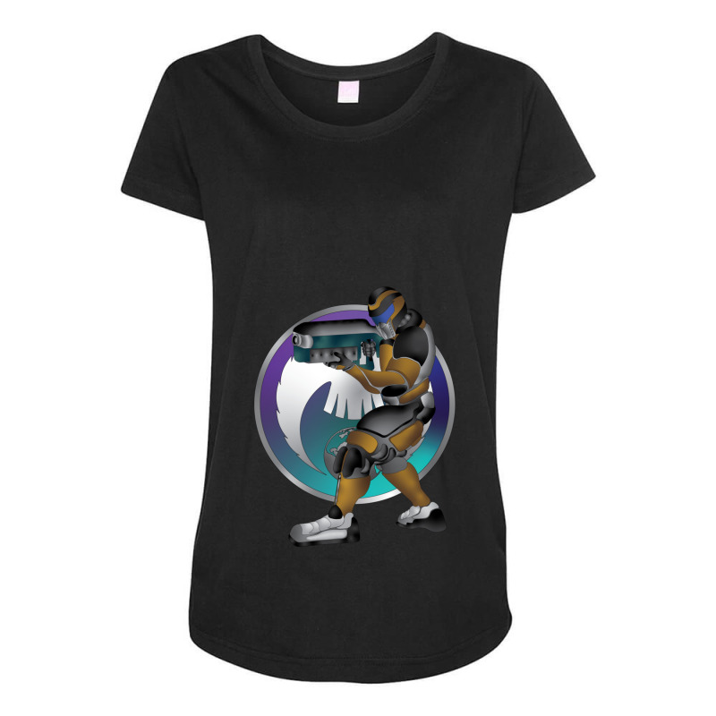 Futuristic Exosuit Super Soldier 5 Maternity Scoop Neck T-shirt by SuzanneElaineSehorn | Artistshot