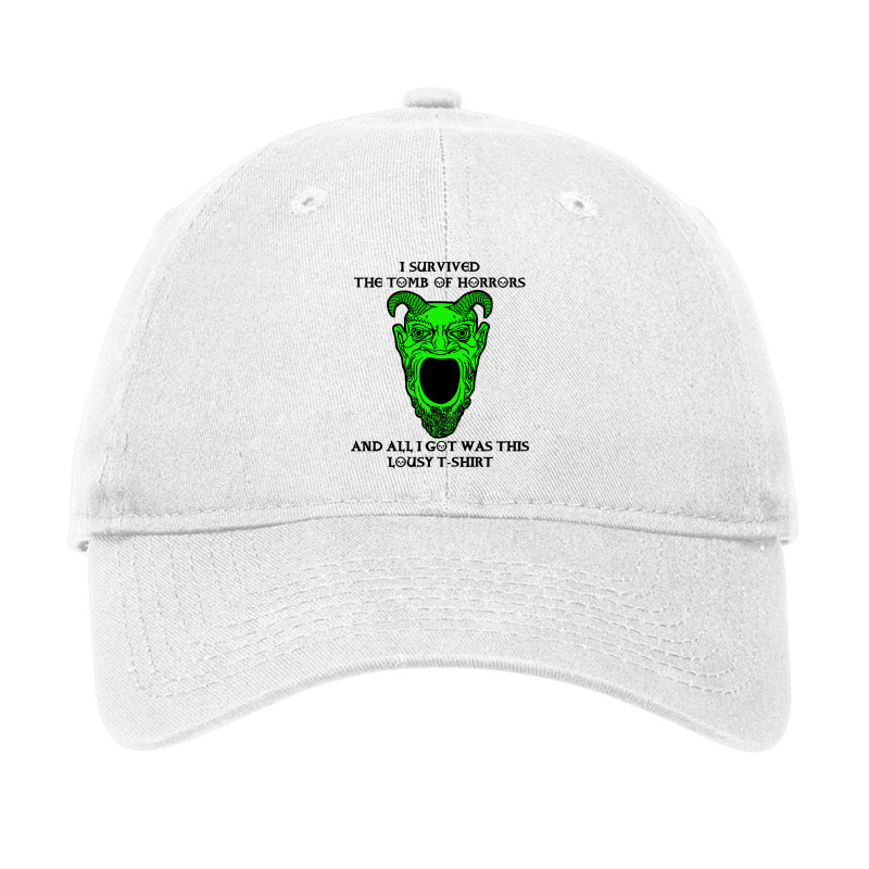 Trending I Survived The Tomb Of Horrors Adjustable Cap by Crews Micki | Artistshot