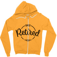 Retired Since 2020 Zipper Hoodie | Artistshot