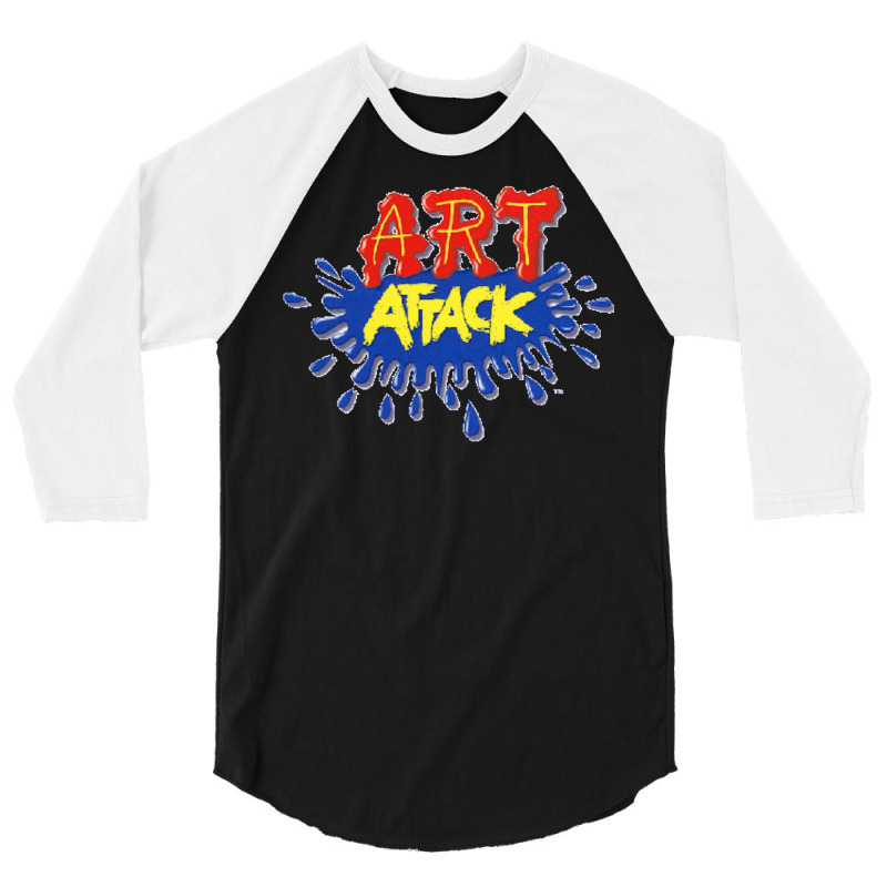 Art Attack  T Aesthetic 3/4 Sleeve Shirt | Artistshot