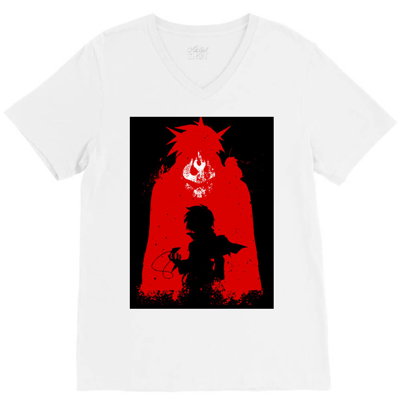 Gurrenlagann Poster Boy V-Neck Tee by woelkelytjeb | Artistshot