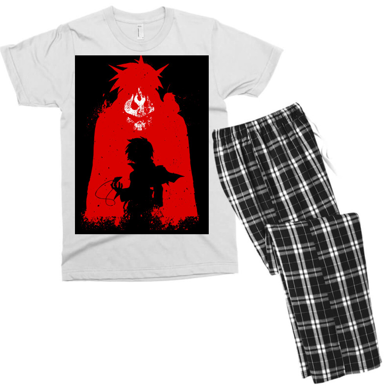 Gurrenlagann Poster Boy Men's T-shirt Pajama Set by woelkelytjeb | Artistshot