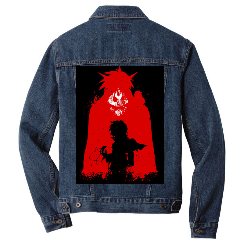 Gurrenlagann Poster Boy Men Denim Jacket by woelkelytjeb | Artistshot