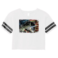 Limited Edition F-35 Lightning Air Force Military Veteran Pride Us Fla Scorecard Crop Tee | Artistshot