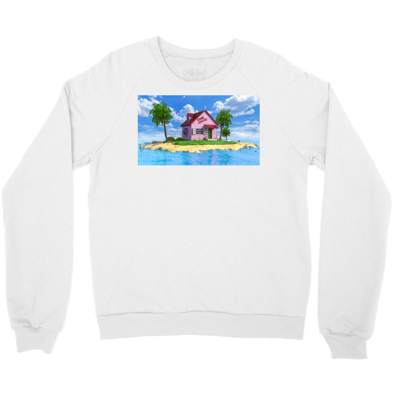 Kame House Poster Vintage Crewneck Sweatshirt by woelkelytjeb | Artistshot