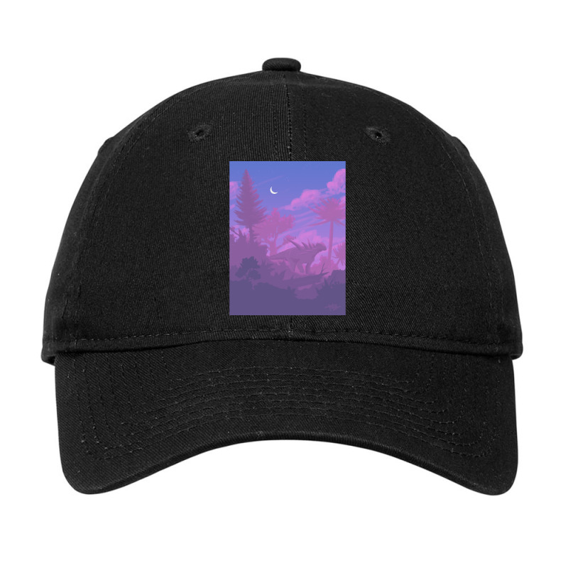 Trending Sauropelta Sunset Adjustable Cap | Artistshot