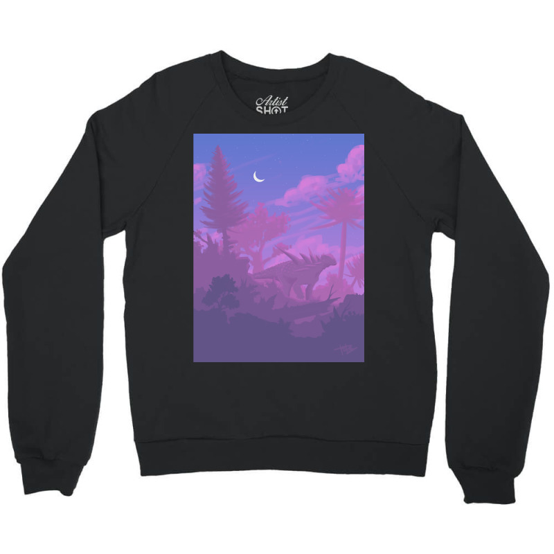 Trending Sauropelta Sunset Crewneck Sweatshirt | Artistshot