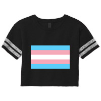 Hot Trend Trans Flag Scorecard Crop Tee | Artistshot