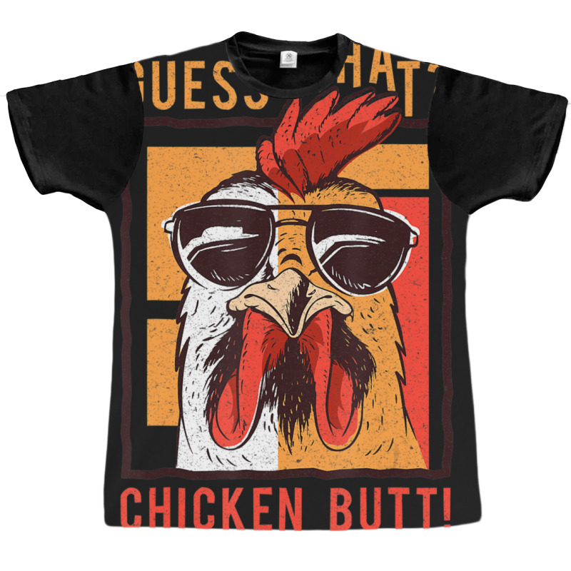 Guess What Chicken Butt! Dadsiblingsfriends Humor Graphic T-shirt | Artistshot