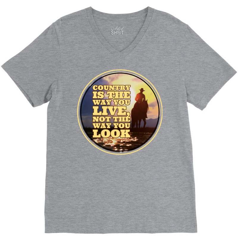 Cowboy Advice Country Life Classic Tshirt Summer V-neck Tee | Artistshot