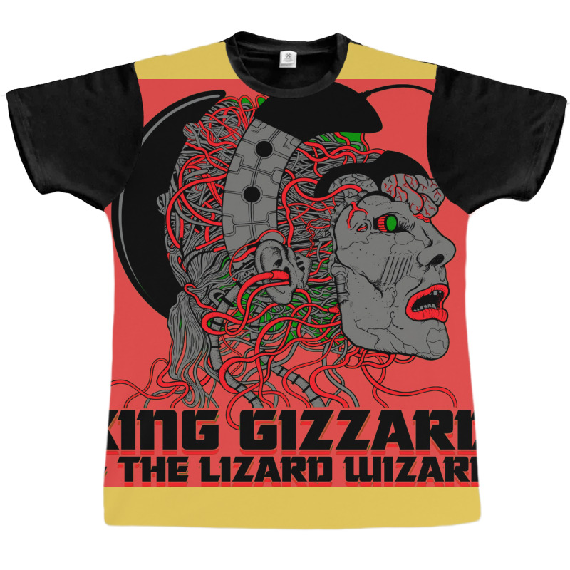 King Gizzard And The Lizard Wizard Usa Amp Canada 2019red Poster Music Graphic T-shirt | Artistshot