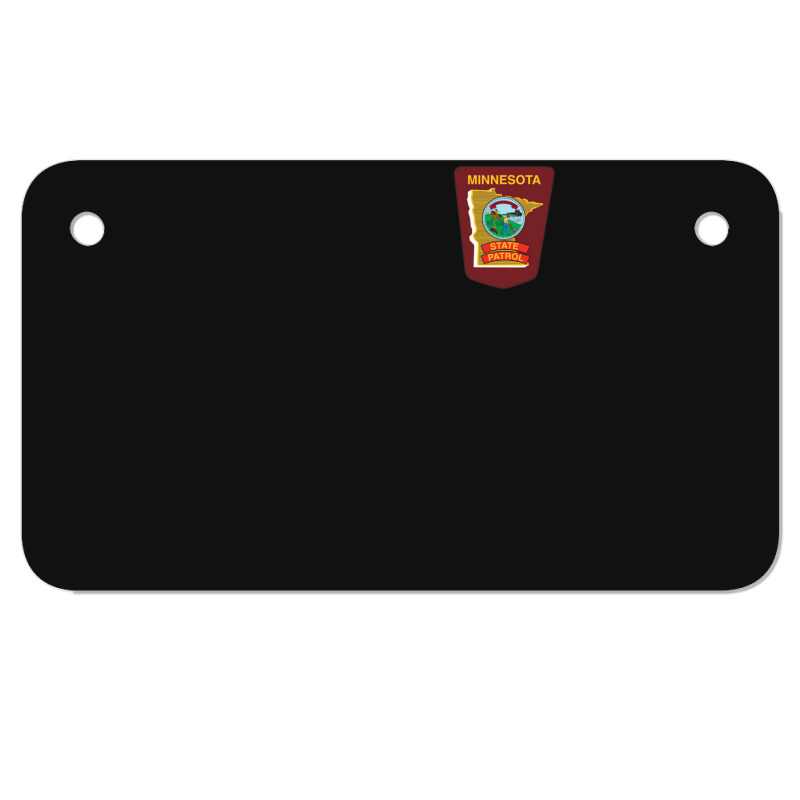 Minnesota State Patrol Motorcycle License Plate | Artistshot