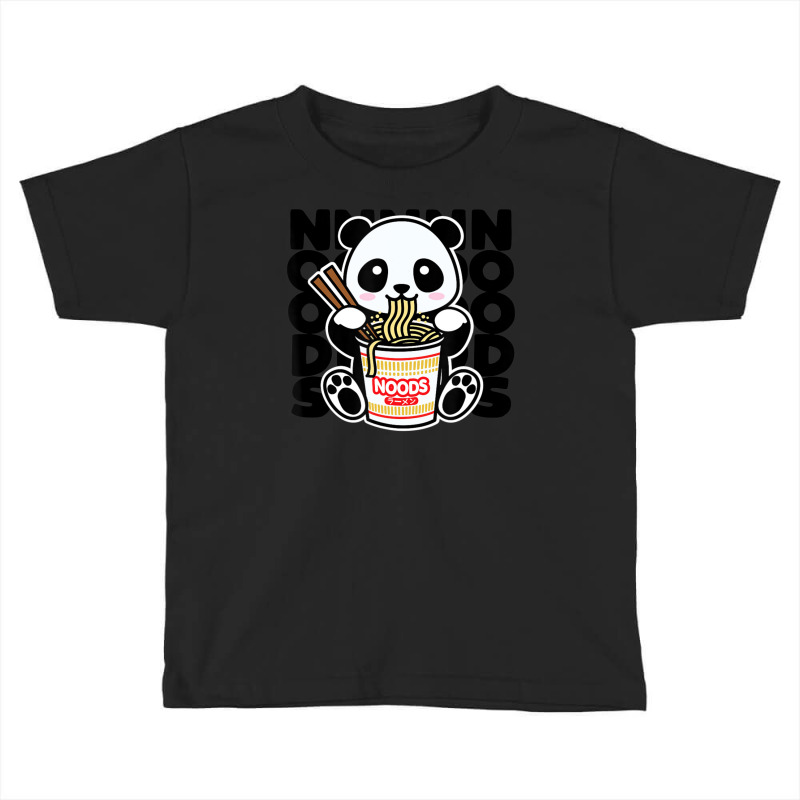 Trending Kawaii Instant Noodles Cute Anime Panda Toddler T-shirt by degreesgunner | Artistshot