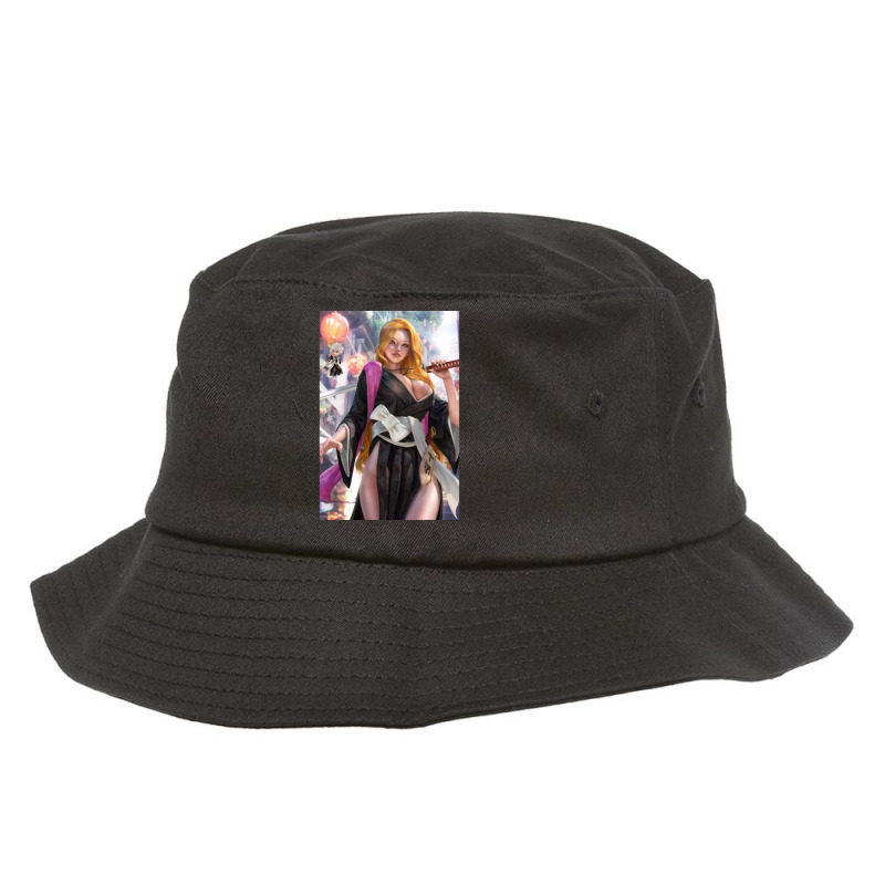 Anime Samurai Warrior Bucket Hat by AbeaJuanje | Artistshot