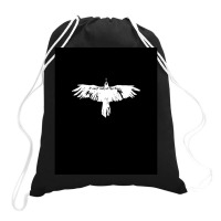 The Crow It Cant't Rain All The Time Drawstring Bags | Artistshot