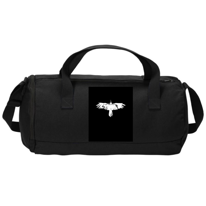 The Crow It Cant't Rain All The Time Duffel Bag | Artistshot