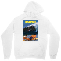 Hawaii Vintage Travel Poster Restored Rb Unisex Hoodie | Artistshot