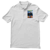 Hawaii Vintage Travel Poster Restored Rb Men's Polo Shirt | Artistshot