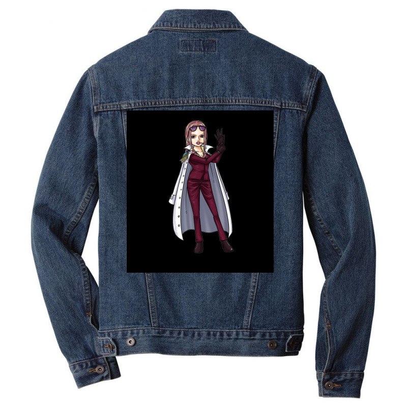 One Piece Hina Poster Nature Men Denim Jacket by woelkelytjeb | Artistshot