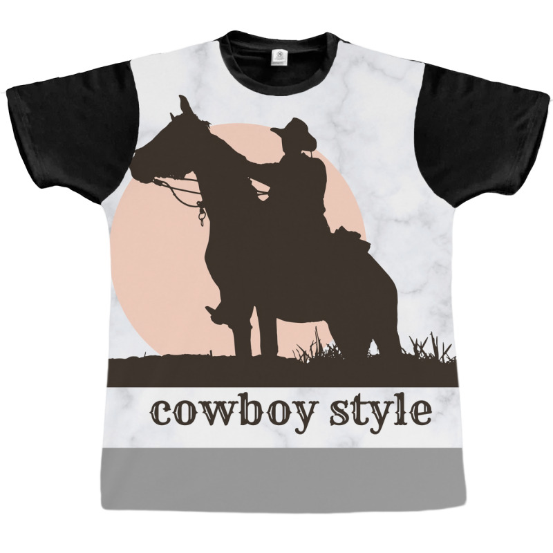 Cowboy Life Chiffon Top Vintage Graphic T-shirt by milabtowerp | Artistshot