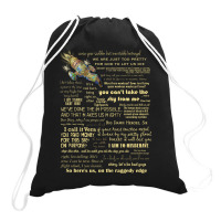 Firefly Quotes Drawstring Bags | Artistshot