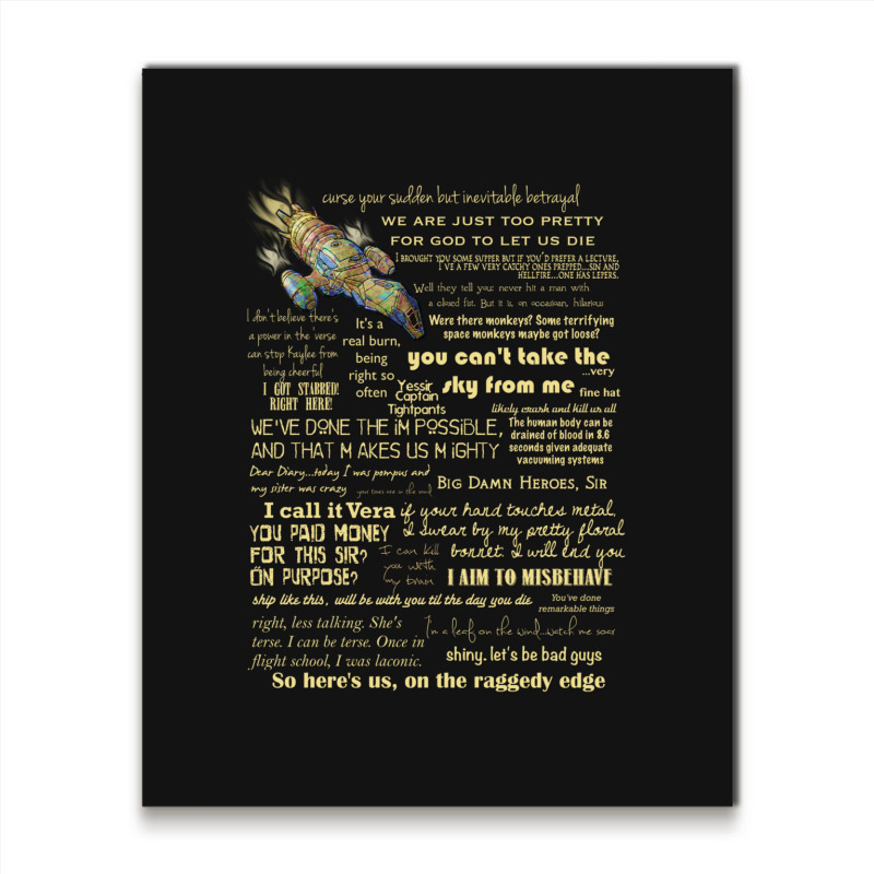 Firefly Quotes Metal Print Vertical | Artistshot