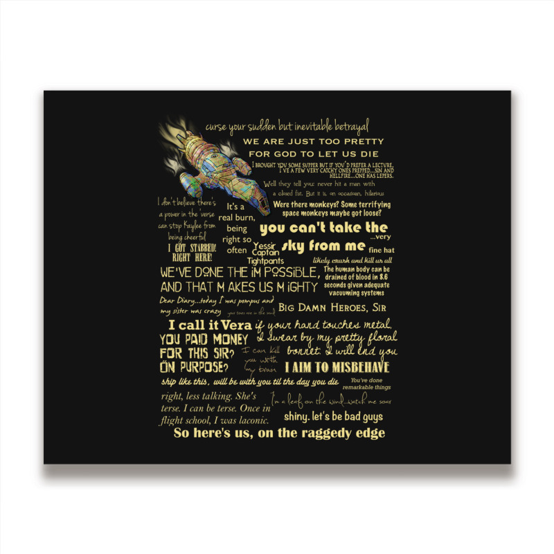 Firefly Quotes Metal Print Horizontal | Artistshot