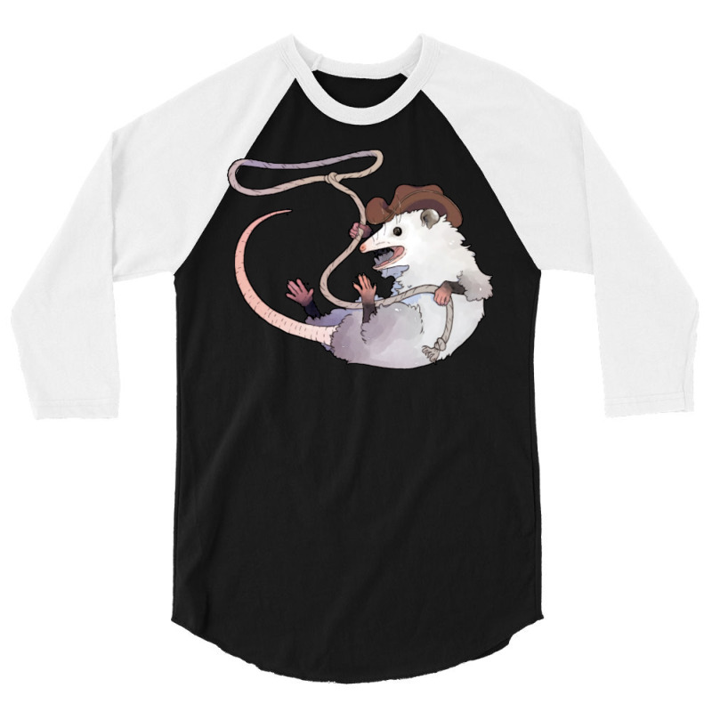 Cowboy Possum Classic Tshirt Cool 3/4 Sleeve Shirt by milabtowerp | Artistshot