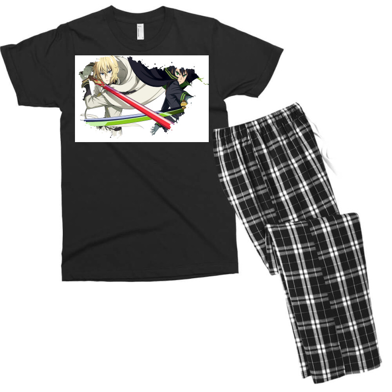 Owari No Seraph Seraph Of The End Mikaela Hyakuya Yuuichirou Hyakuya P Men's T-shirt Pajama Set by woelkelytjeb | Artistshot