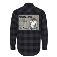 Cowboy Advice Dog Classic Tshirt Blue Nature Flannel Shirt | Artistshot