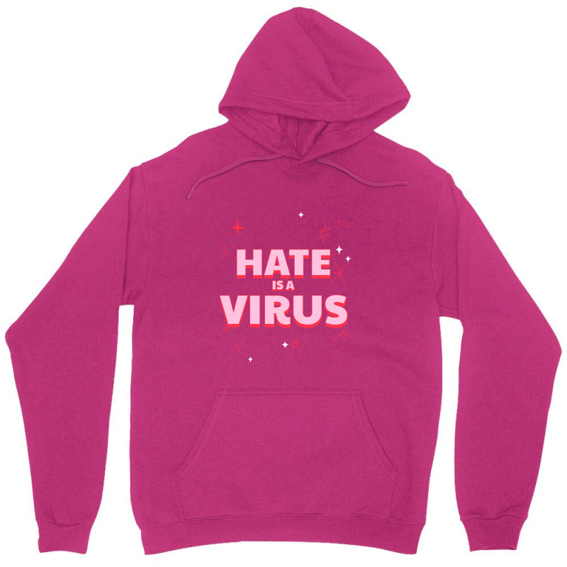 Hate Text Unisex Hoodie by alecy soon | Artistshot