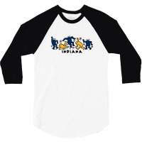 Pacers Groovy People Boy 3/4 Sleeve Shirt | Artistshot