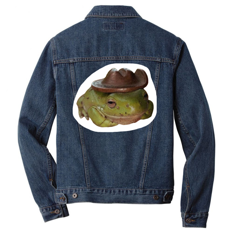 Cowboy Frog Classic Tshirt Hippie Men Denim Jacket | Artistshot