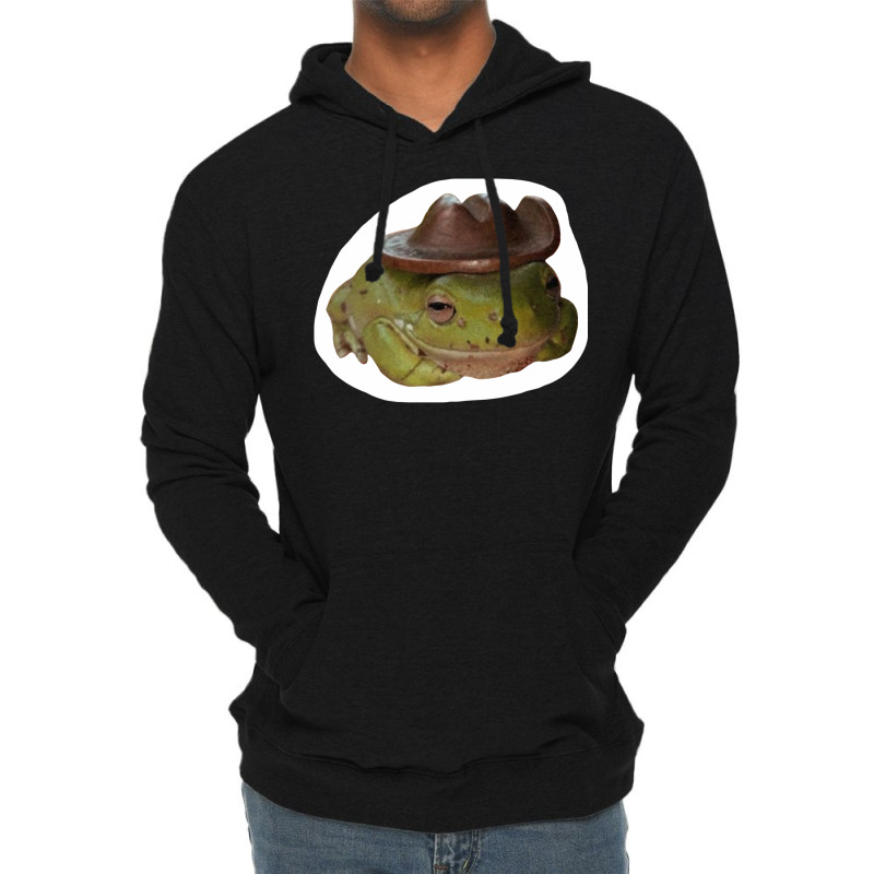 Cowboy Frog Classic Tshirt Hippie Lightweight Hoodie | Artistshot