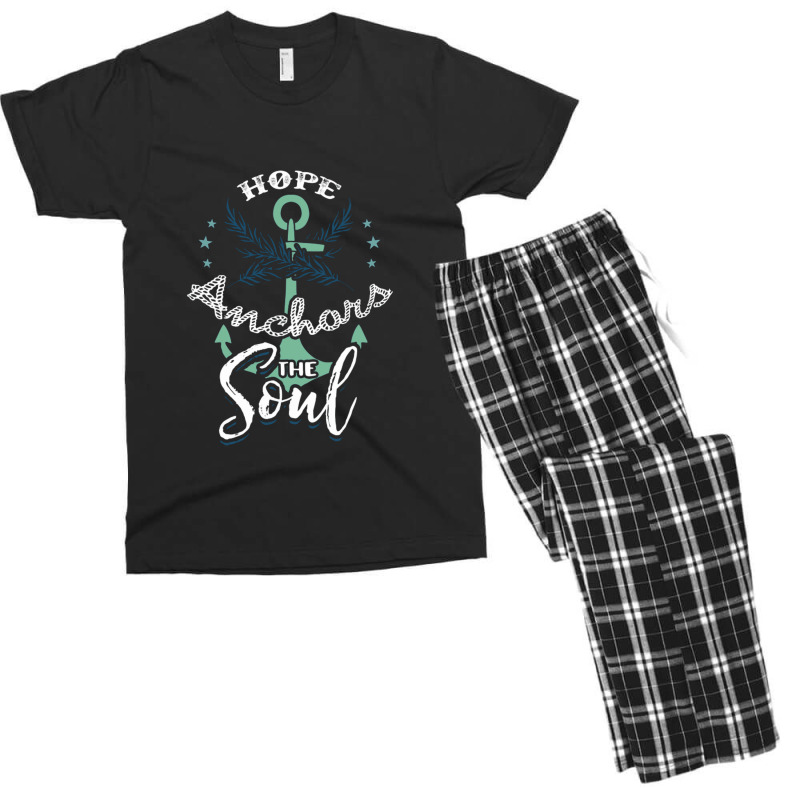 Hope Anchors The Soul Men's T-shirt Pajama Set | Artistshot