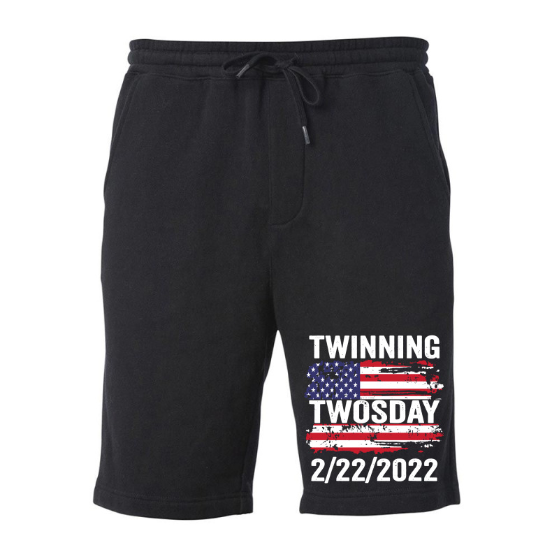 Twinning Twosday Tuesday February Fleece Short | Artistshot