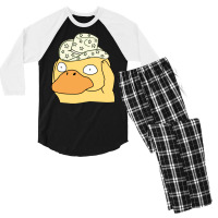 Duck Classic Tshirt Nature Men's 3/4 Sleeve Pajama Set | Artistshot