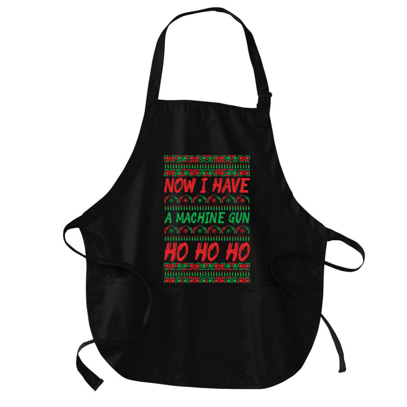 Trending Now I Have A Machine Gun Ho Ho Ho-yzg4c Medium-length Apron | Artistshot