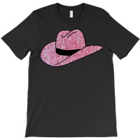 Cowboy Hat In Pink Glitter Classic Tshirt Nature T-shirt | Artistshot