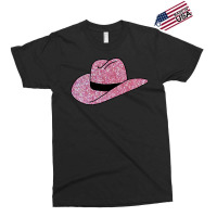 Cowboy Hat In Pink Glitter Classic Tshirt Nature Exclusive T-shirt | Artistshot